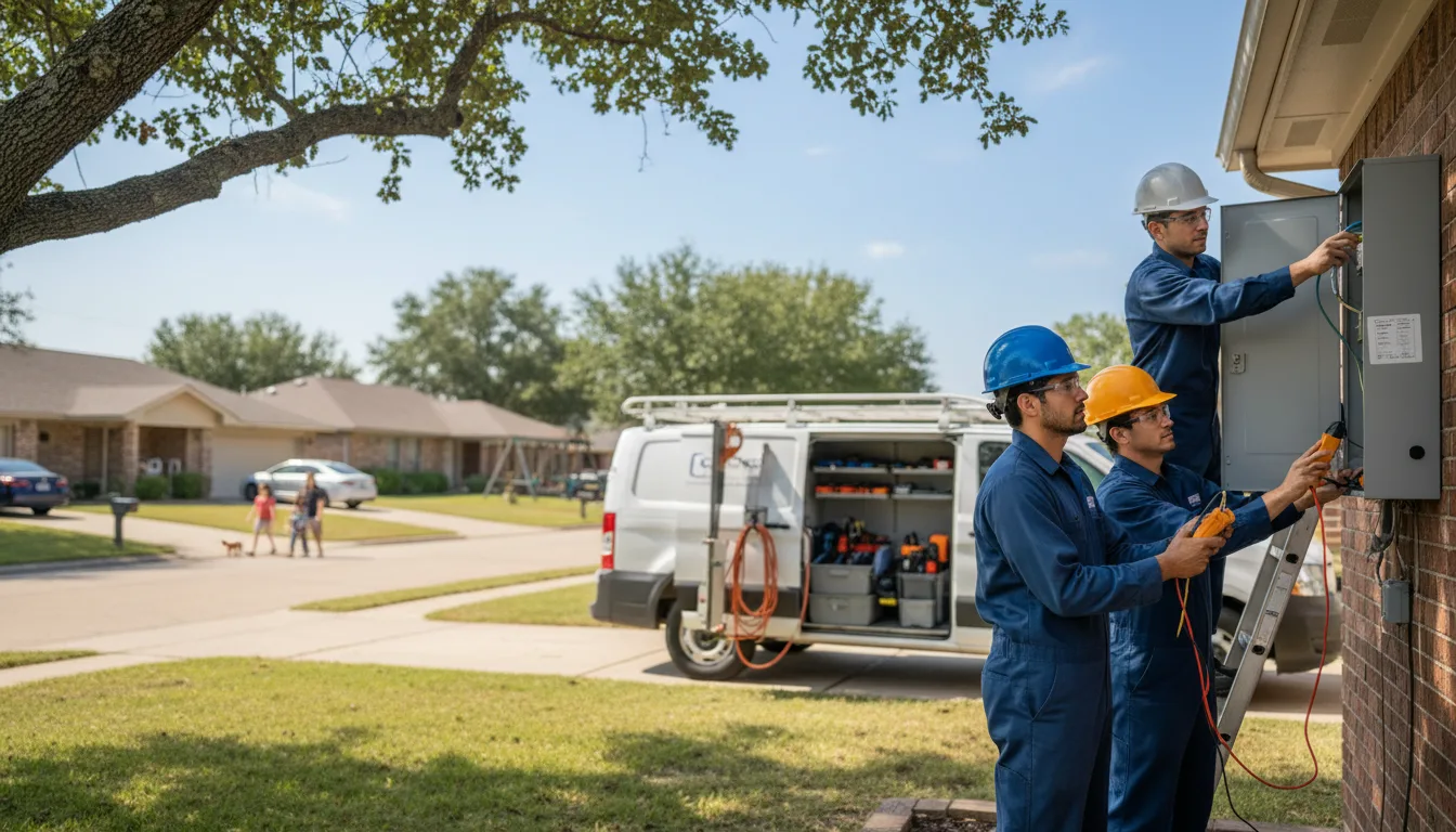 Certified electrician providing emergency electrical services in Fletcher, NC